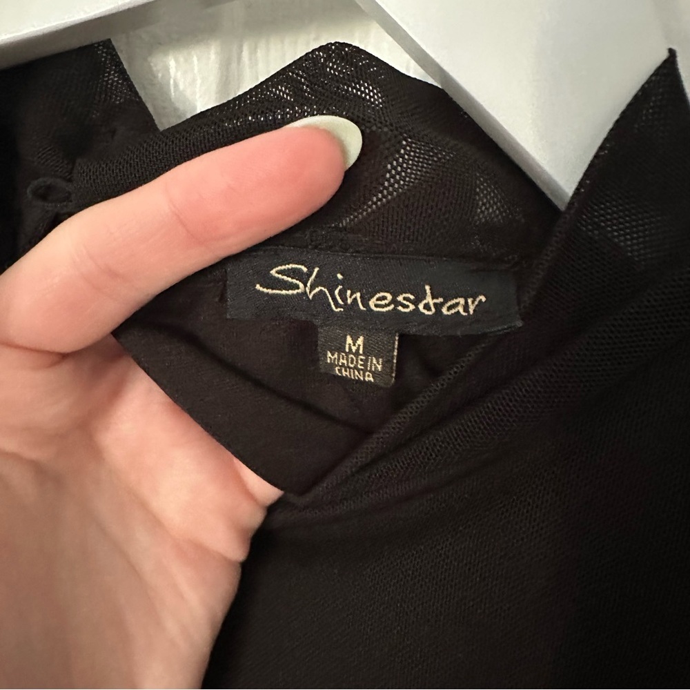 Black Rouched Long Sleeve - Picture 6 of 9